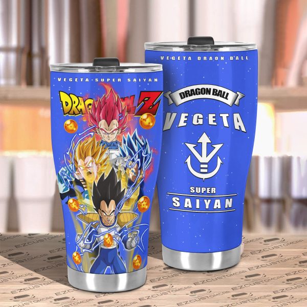 vegeta travel mug ideal tumbler for your dragon ball collections wkfle