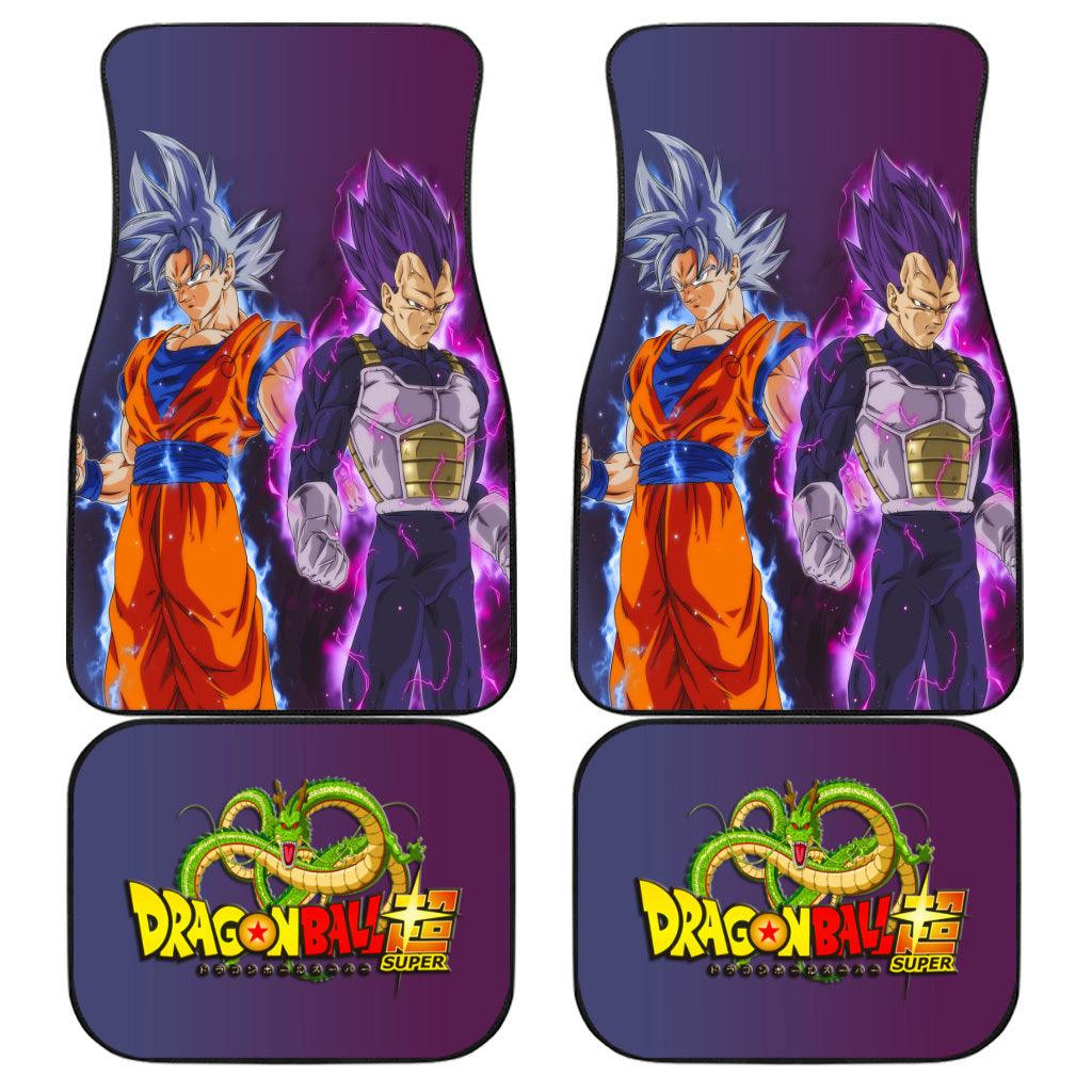 Vegeta Ultra Ego and Goku Ultra Instinct Master Car Floor Mats Dragon Ball Anime Car Accessories Vegeta Ultra Ego and Goku Ultra Instinct Master Car Floor Mats Dragon Ball Anime Car Accessories