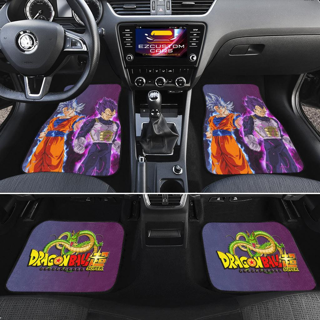 Vegeta Ultra Ego and Goku Ultra Instinct Master Car Floor Mats Dragon Ball Anime Car Accessories Vegeta Ultra Ego and Goku Ultra Instinct Master Car Floor Mats Dragon Ball Anime Car Accessories