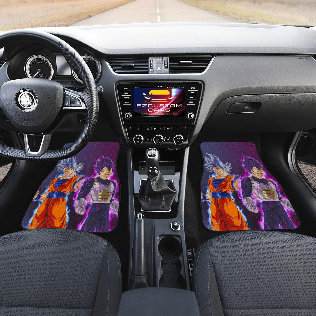 Vegeta Ultra Ego and Goku Ultra Instinct Master Car Floor Mats Dragon Ball Anime Car Accessories Vegeta Ultra Ego and Goku Ultra Instinct Master Car Floor Mats Dragon Ball Anime Car Accessories