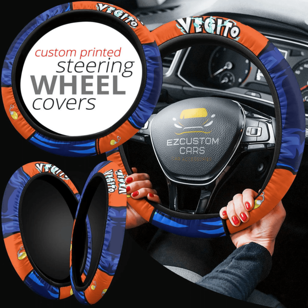 vegito dragon ball anime steering wheel cover custom anime car accessories djgsa