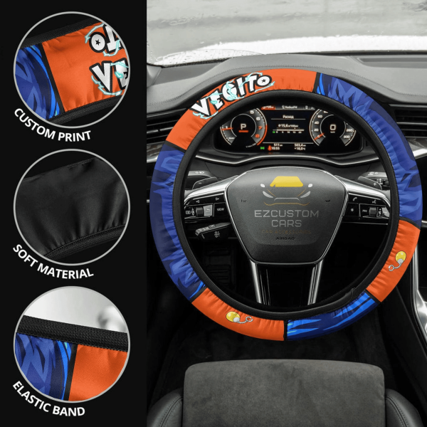 vegito dragon ball anime steering wheel cover custom anime car accessories ynos7