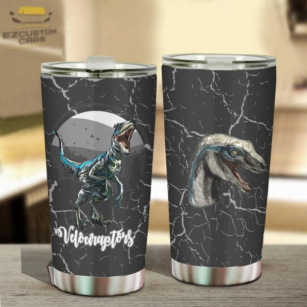 Tyrannosaurus Rex Car Tumbler Cup Custom Dinosaur Car Accessories