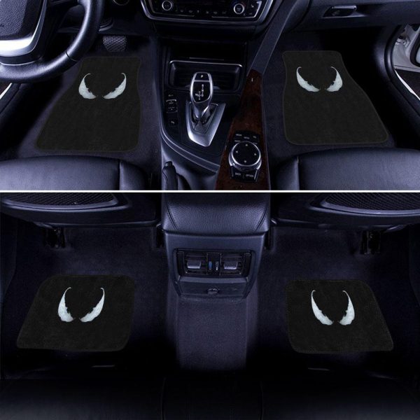 Venom Eyes Black Car Floor Mats