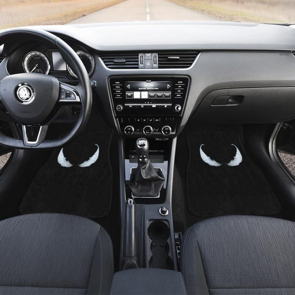 Venom Eyes Black Car Floor Mats