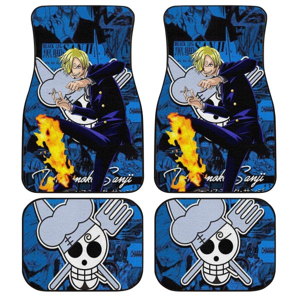 Sanji One Piece Car Floor Mats