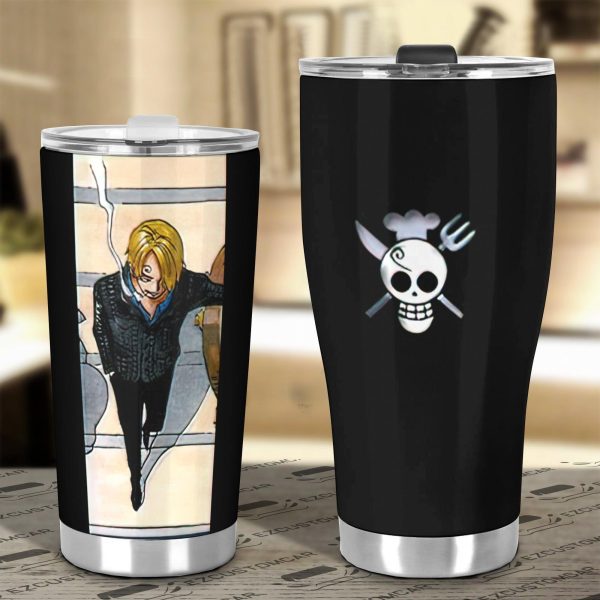 vinsmoke sanji car tumbler cup one piece anime car accessories w4ugy
