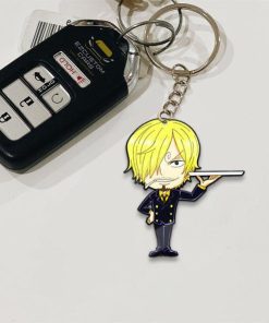 vinsmoke sanji keychains custom one piece anime car accessories lam9o