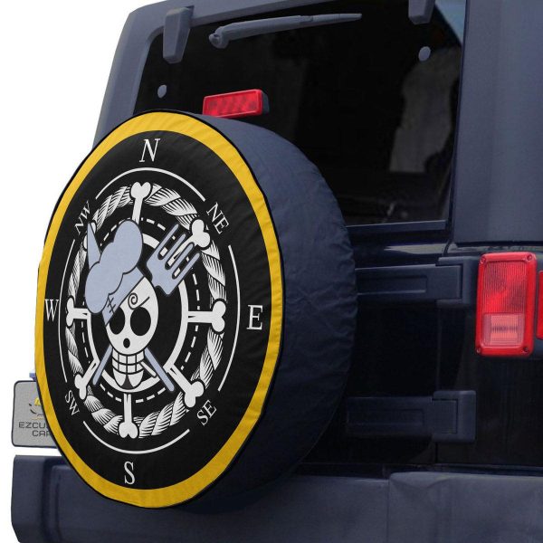 vinsmoke sanji spare tire cover custom one piece anime car accessories ieest