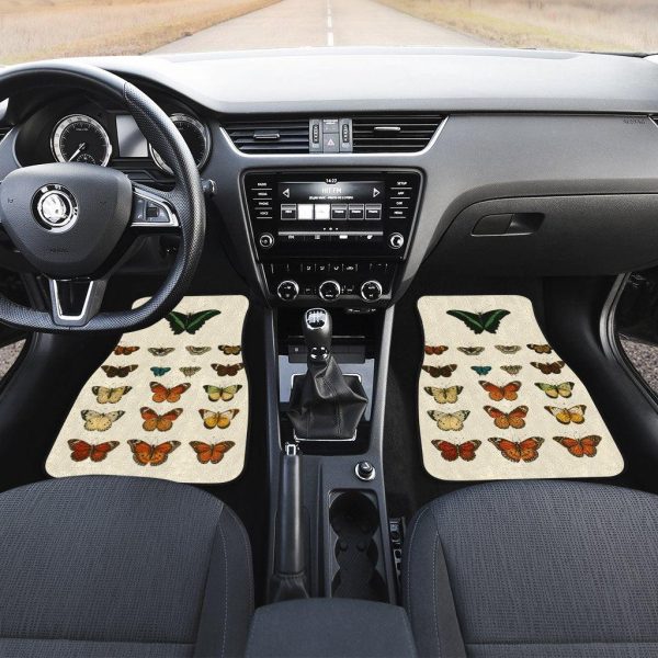 Butterfly Pattern Car Floor Mats
