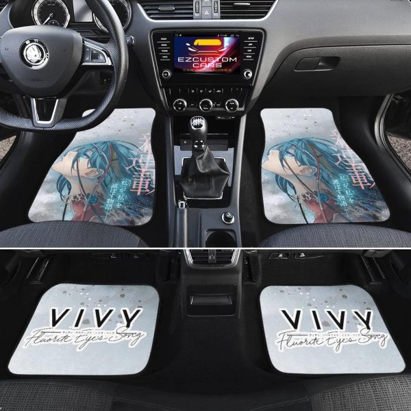 vivy car floor mats custom vivy fluorite eyes song anime car accessories e7p3s