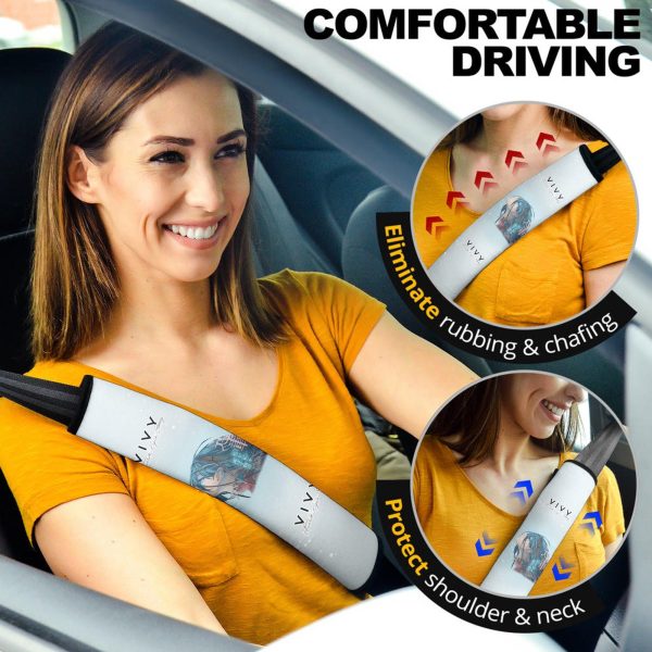 vivy seat belt covers custom vivy fluorite eyes song anime car accessories r8qom