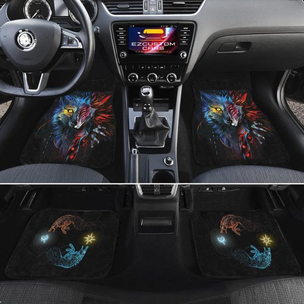 waliicorners galaxy space car floor mats custom animal car accessories vdl5n