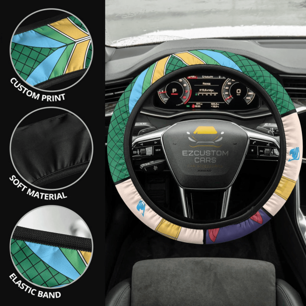 wendy marvell fairy tail anime steering wheel cover gpuph