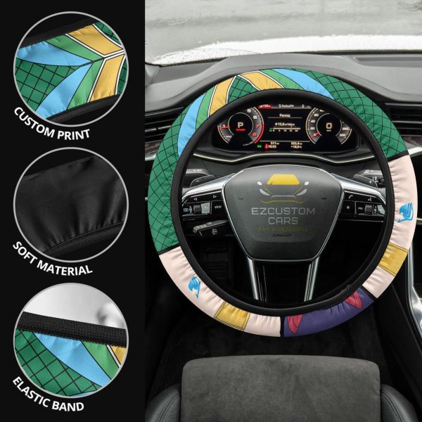 wendy marvell fairy tail anime steering wheel cover n9zw0