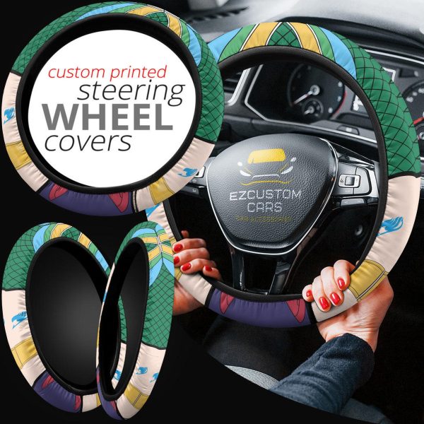 wendy marvell fairy tail anime steering wheel cover qefoq