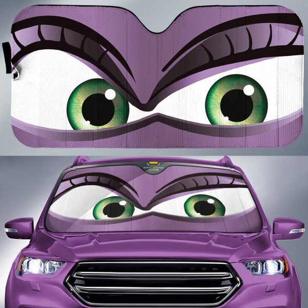 wicked witch cartoon eyes custom car windshield sunshades ws5u1