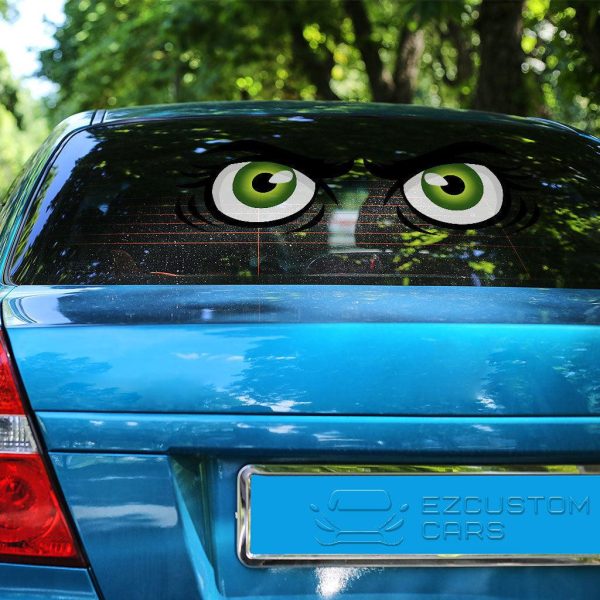 wicked witch eyes custom car sticker cartoon car accessories 9s5gj