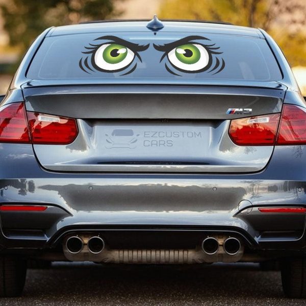 Wicked Witch Eyes Custom Car Sticker Cartoon Car Accessories Wicked Witch Eyes Custom Car Sticker Cartoon Car Accessories