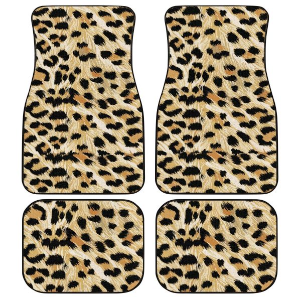 Wild Cheetah Skin Pattern Car Floor Mats