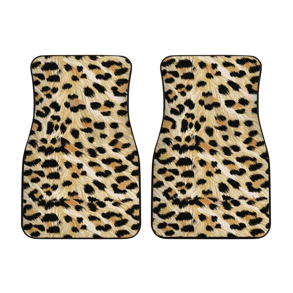 Wild Cheetah Skin Pattern Car Floor Mats