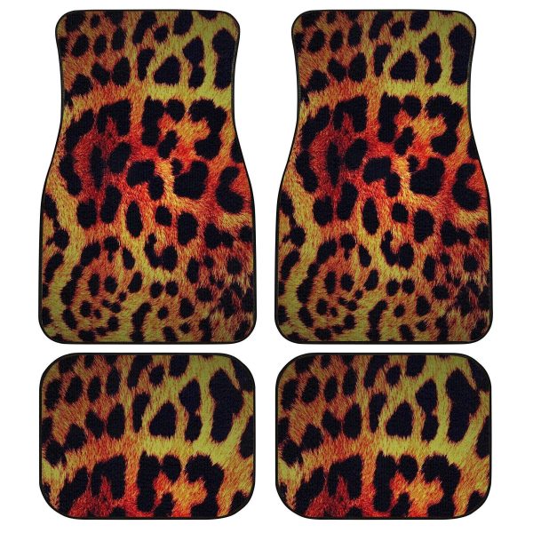 Leopard – Wild Cheetah Skin Pattern Car Floor Mats