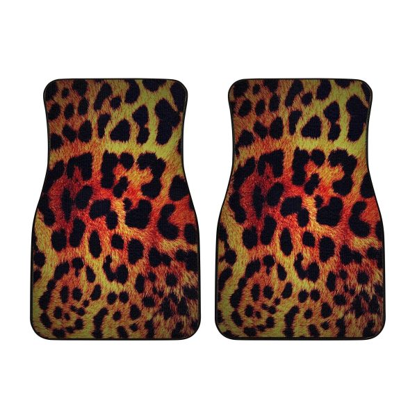 wild cheetah skin pattern car floor mats zd9j7