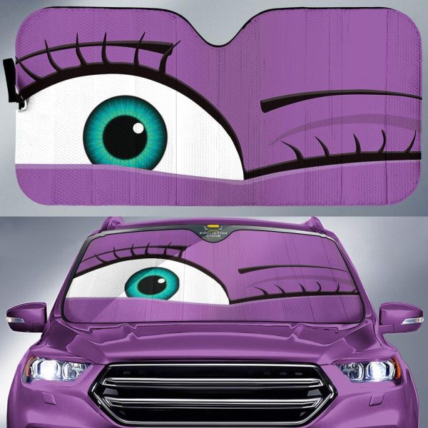 winking eyelashes eyes custom car windshield sunshades aijaa