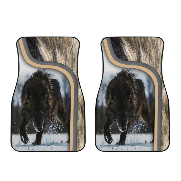 wolf hunting car floor mats custom animal car accessories ocpih