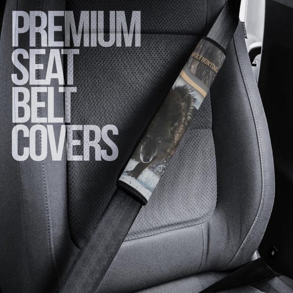 wolf hunting seat belt covers custom animal car accessories zwir9