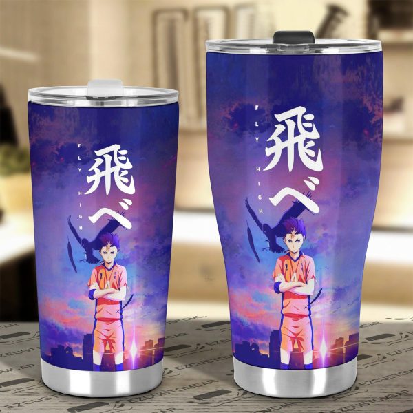 y nishinoya car tumbler cup custom haikyuu volleyball anime car accessories ffwpe