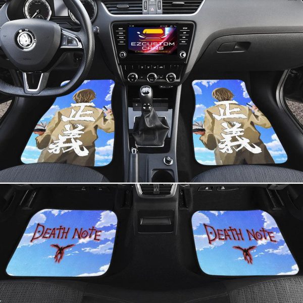 yagami raito car floor mats custom death note anime car accessories gm004