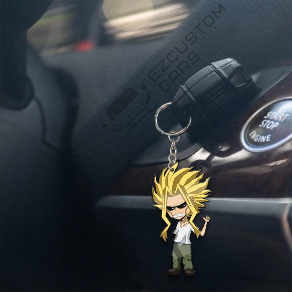 yagi toshinori keychains custom all might my hero academia anime car accessories emwoz