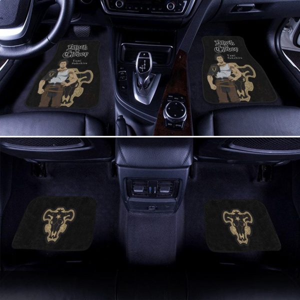 yami custom black clover car floor mats v6olh