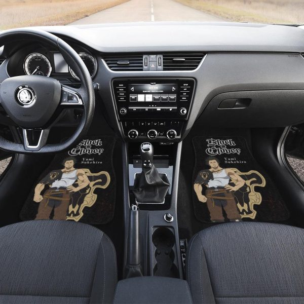 Yami Custom Black Clover Car Floor Mats