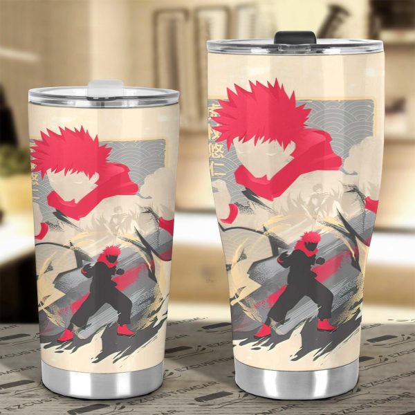 yuji itadori car tumblers cup custom jujutsu kaisen anime car accessories urlkg