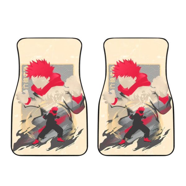 yuji itadori jujutsu kaisen car floor mats epm3h