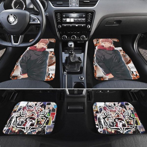 yuji itadori jujutsu kaisen car mats dneae