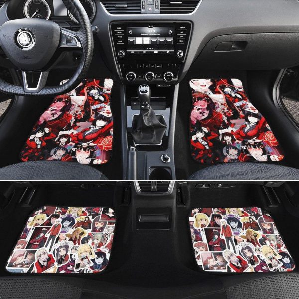 yumeko jabami kakegurui anime car floor mats 5ftud