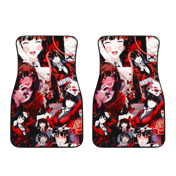 yumeko jabami kakegurui anime car floor mats pms0s