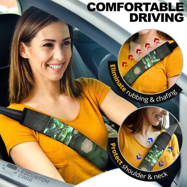 Yuno Black Clover Anime Seat Belt Covers