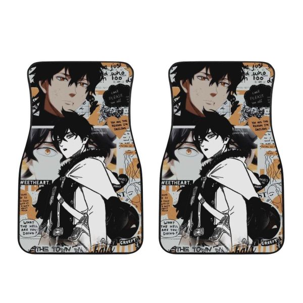 yuno black clover car floor mats kgbna
