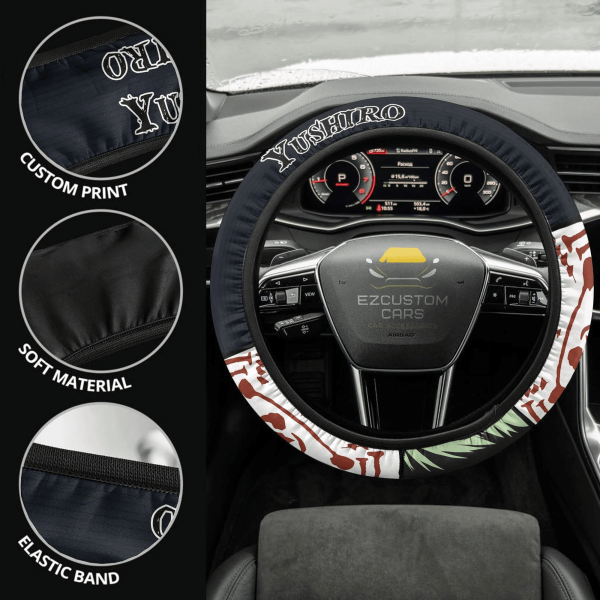 yushiro anime steering wheel cover custom anime demon slayer car accessories ggsos