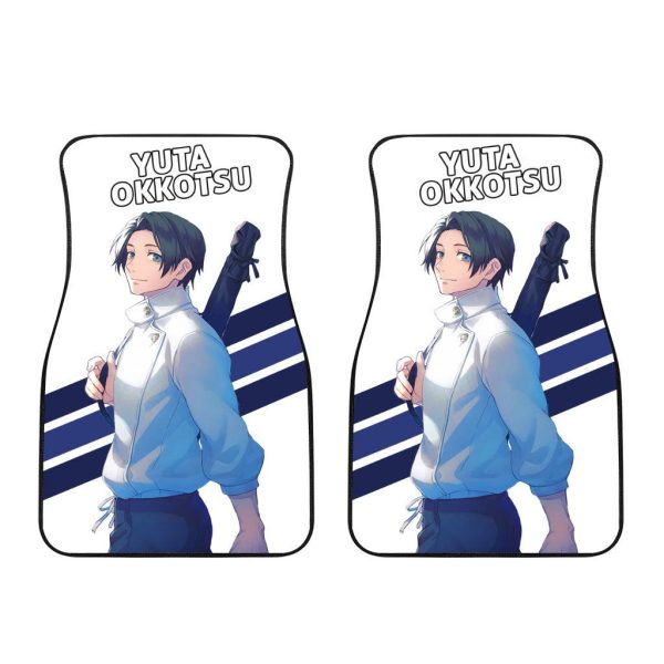 yuta car floor mats custom anime jujutsu kaisen woj1w