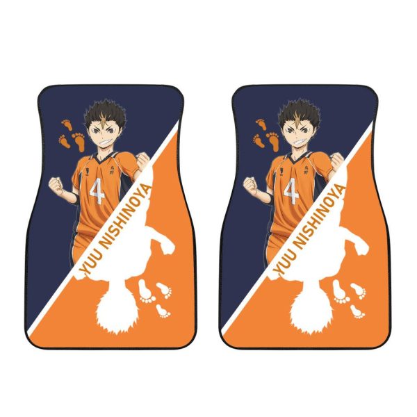 yuu car floor mats custom anime haikyuu car accessories f8xzp