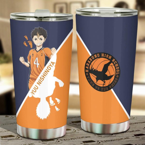 Nekoma Car Tumbler Cup Custom Haikyuu Anime Car Accessories