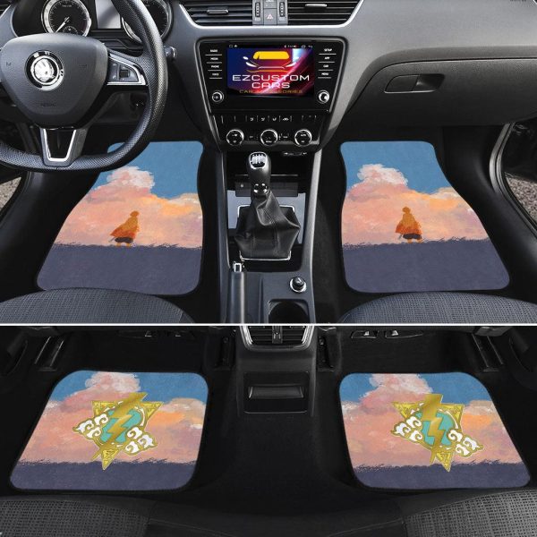 zenitsu agatsuma car floor mats demon slayer car floor mats mix manga 8ujiw