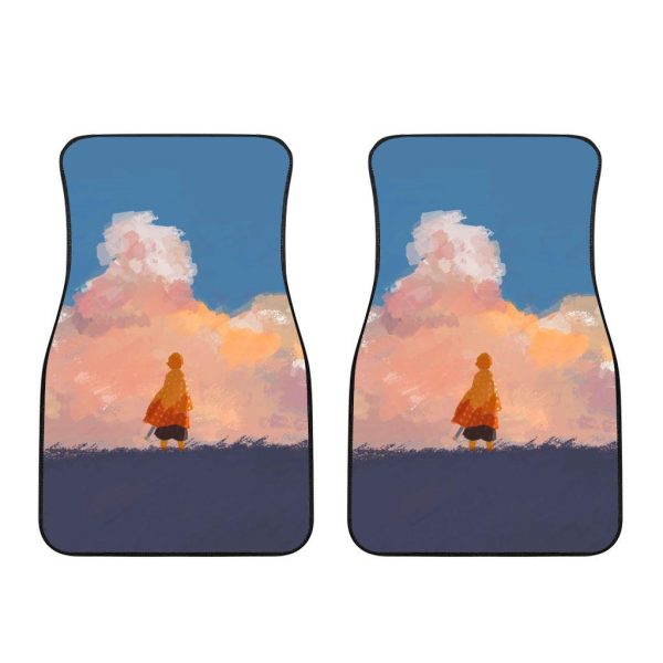 zenitsu agatsuma car floor mats demon slayer car floor mats mix manga gumzq