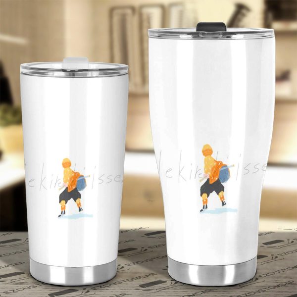 zenitsu agatsuma car tumbler cup custom demon slayer anime car accessories m8svm