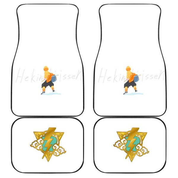 Demon Slayer Anime Car Floor Mats Car Accessories Zenitsu Agatsuma